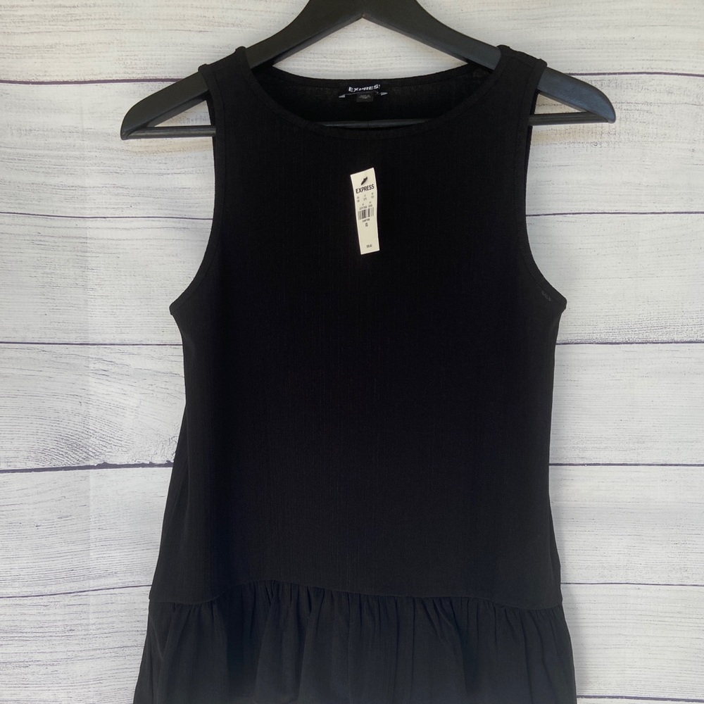 EXPRESS Relaxed Peplum Tank - Picture 8 of 12